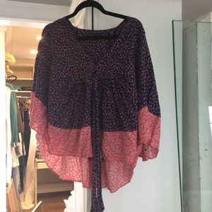 Zara floral flower  top medium